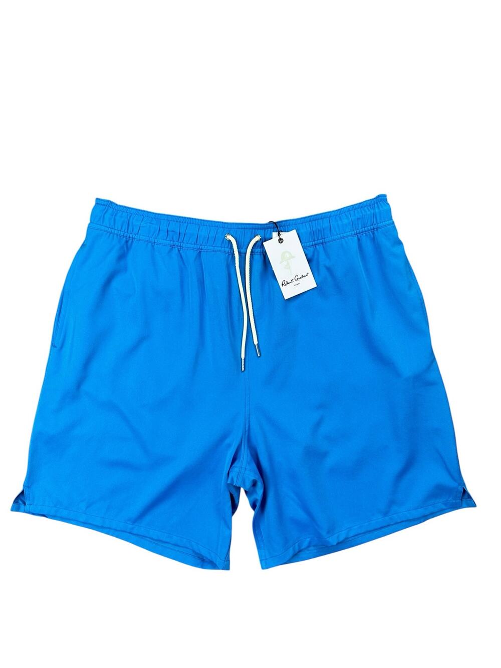 Robert Graham Tropical Hawaiian Pocket Swim Trunks Azure - Size XL